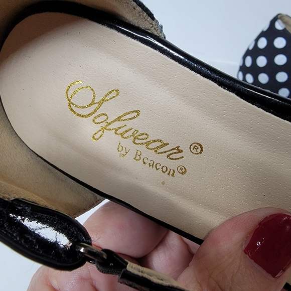 Softwear by Beacon polka dot flat shoes - Picture 8 of 8